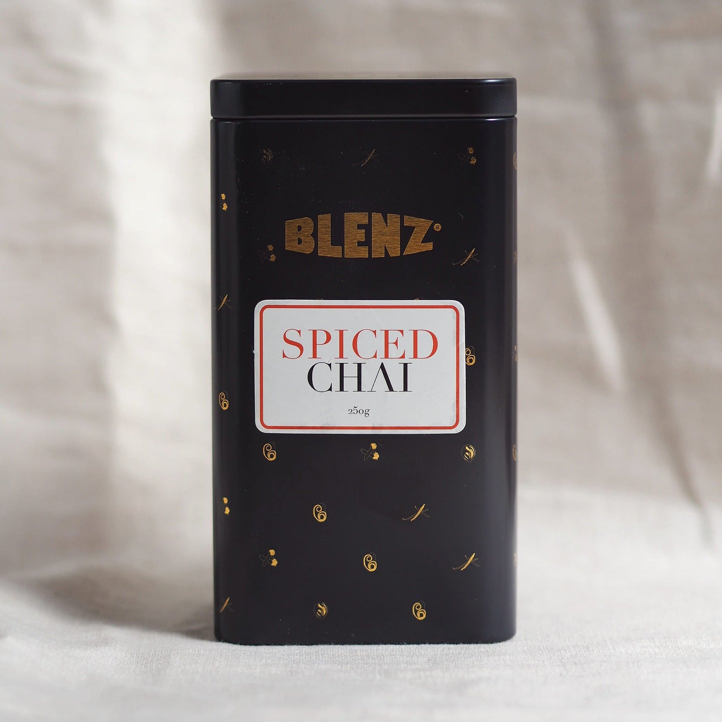 Spiced chai powder in 250g retail tin