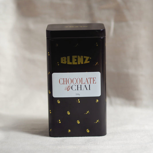 Chocolate Chai powder in 250g retail tin