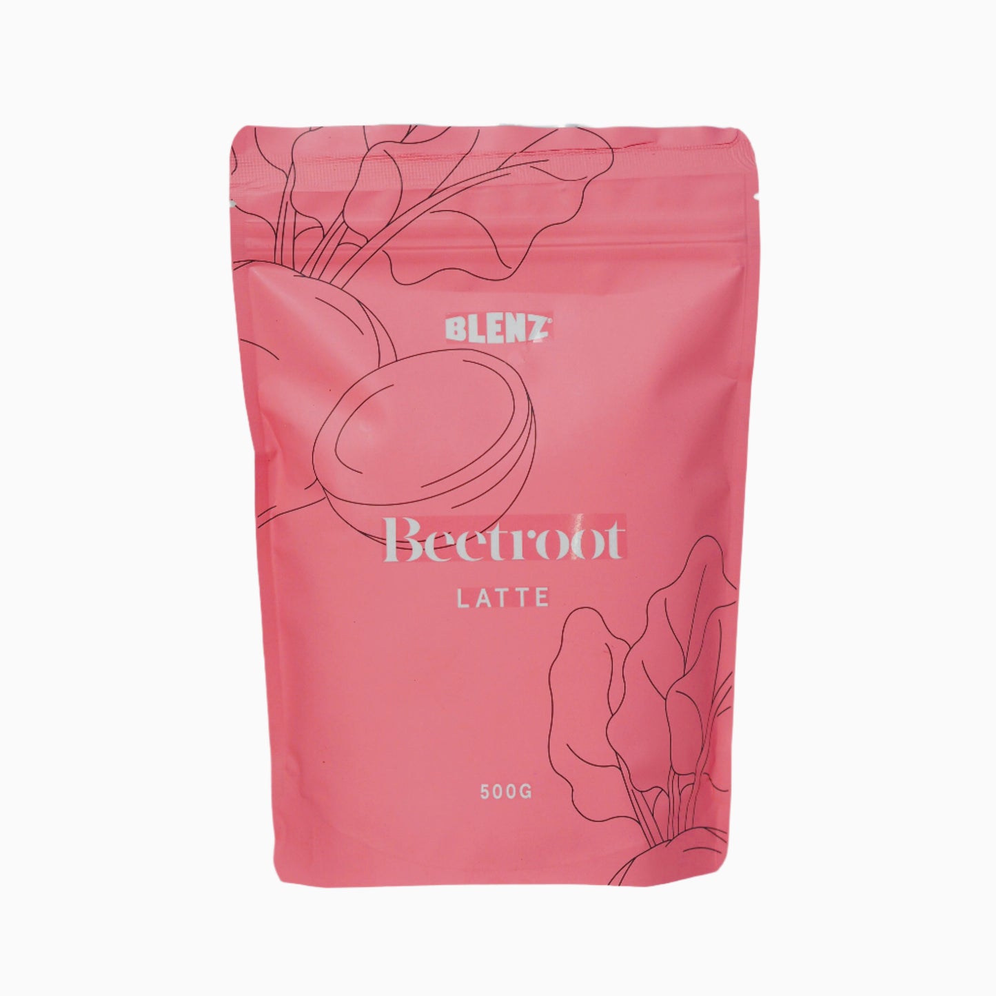 Beetroot Latte Powder in 500g bag