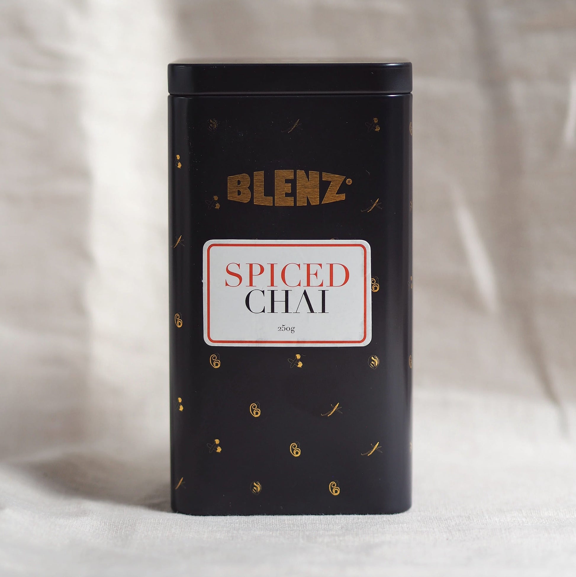 Spiced chai powder in 250g retail tin