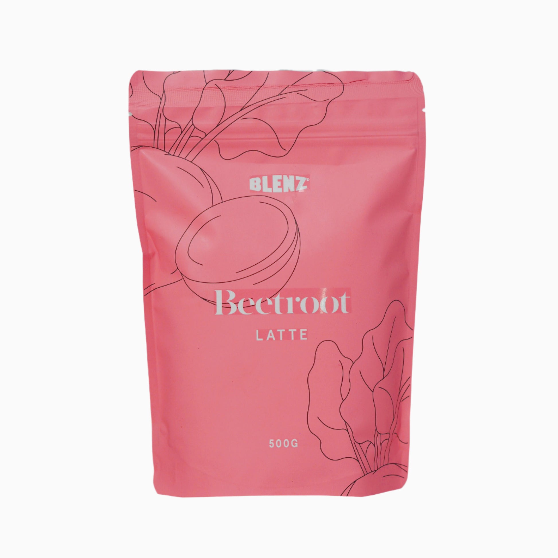 Beetroot Latte Powder in 500g bag